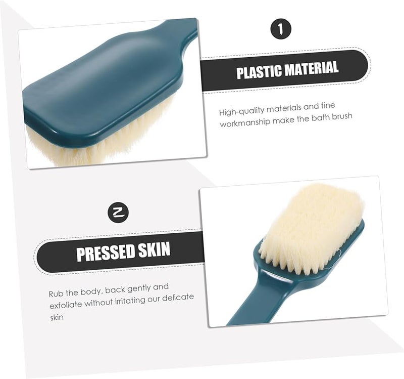 Long Handle Back Brush Soft Bristle for Exfoliating and Deep Cleansing in Shower - Image 5
